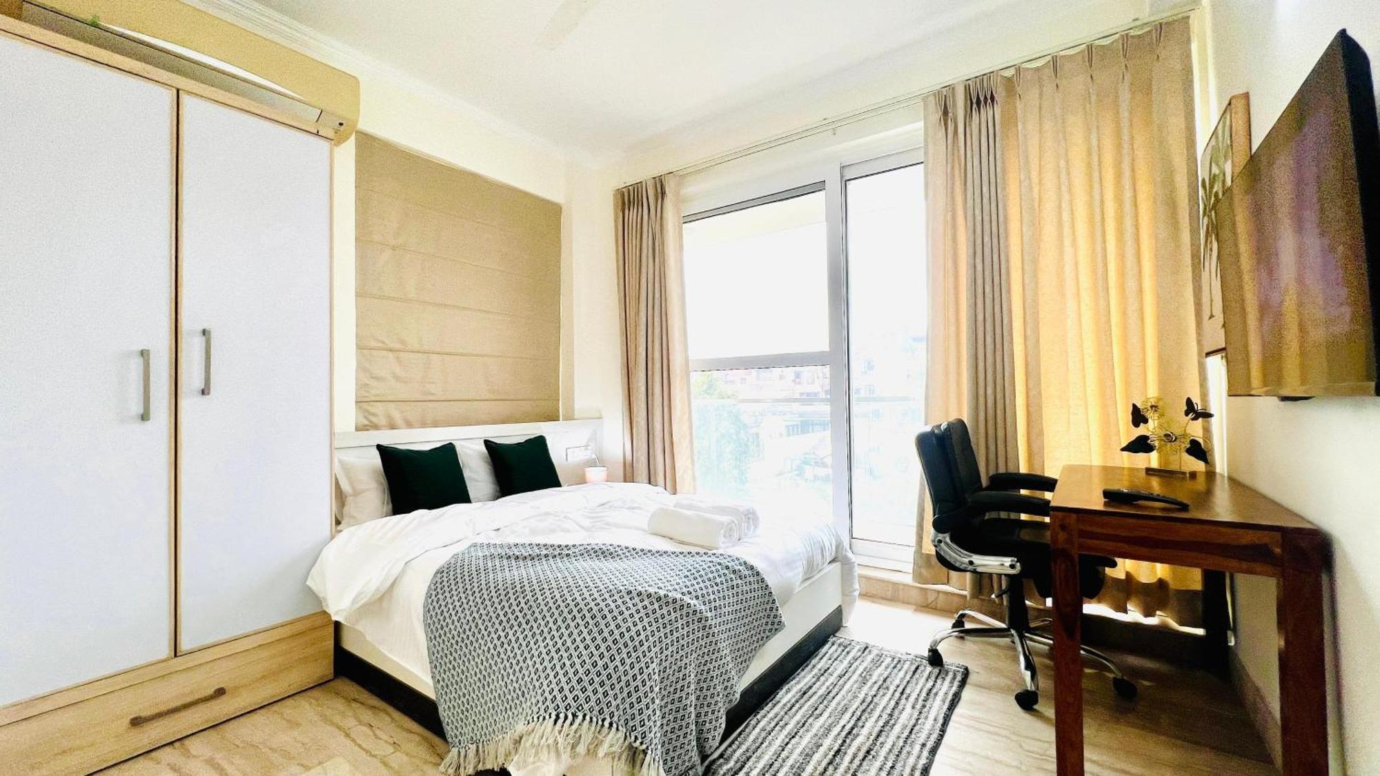 ניו דלהי Olive Serviced Apartments - New Friends Colony מראה חיצוני תמונה
