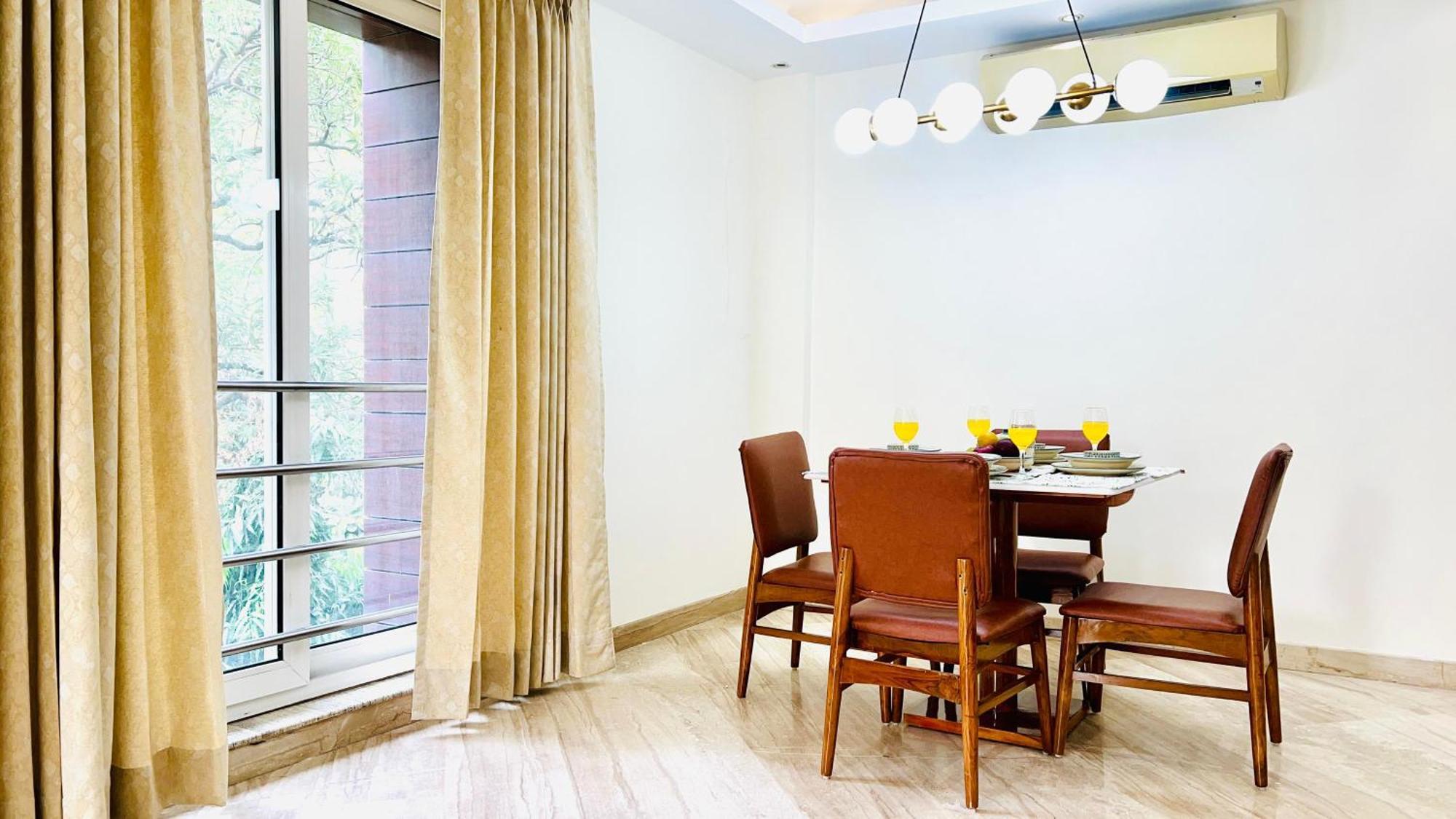 ניו דלהי Olive Serviced Apartments - New Friends Colony חדר תמונה